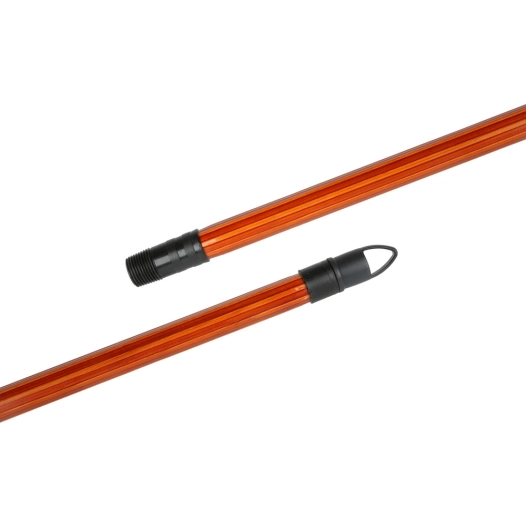 Manche en Bois Verni Cannelé + Vis