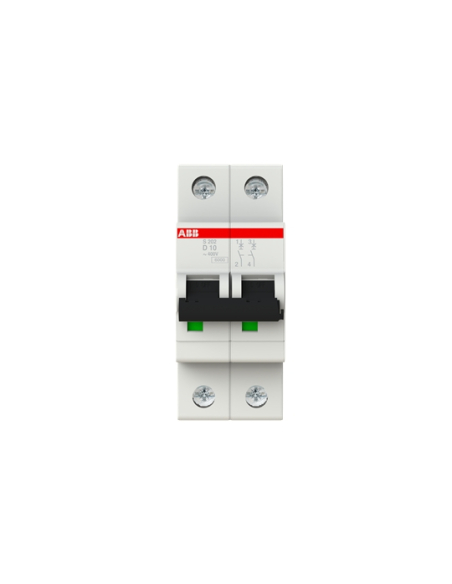 Disjoncteur 2P - Courbe D - 10 kA - 32A - A vis ABB
