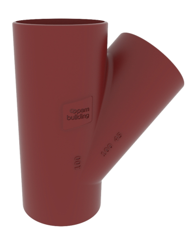 emb. 45° dn125x125 smu agilium