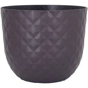 Pot de fleur havana tropical diam. 40 cm - gris boue - EDA
