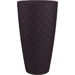 Pot de fleur havana tropical haut 70cm gris boue - EDA