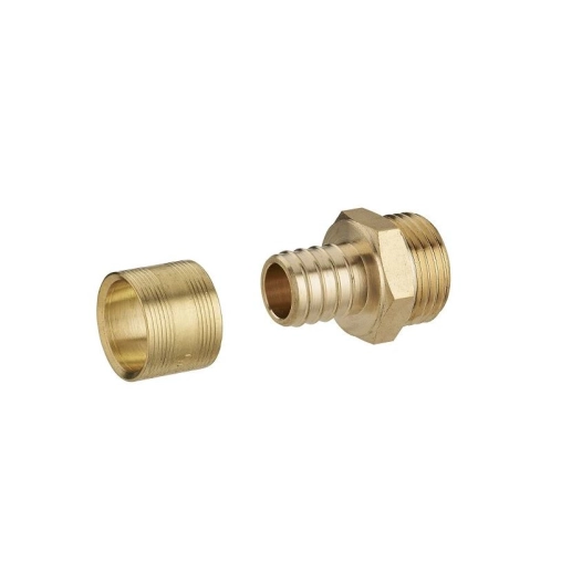 Per à glissement raccord droit m 1/2 - ø12 lien 1 pièce