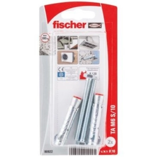 Cheville Lourde Ta M 6mm - 2 pièces - Fischer