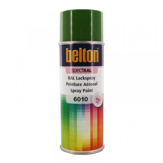 Peinture en bombe Spectral brillant 400ml ral 6010 vert herbe - BELTON AUTO-K