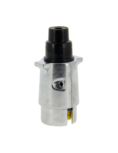 Prise Remorque 7 Broches Mâle Connexion électrique robuste en métal - IMPEX