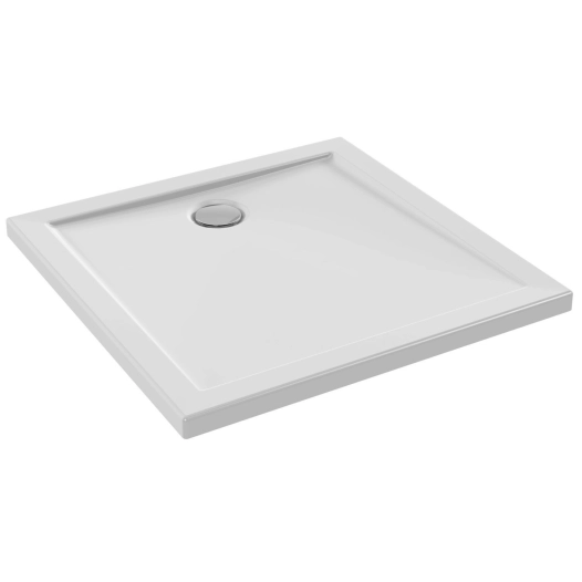Receveur extra-plat Kyreo carré à poser ou à encastrer 80x80 cm -blanc - Jacob Delafon