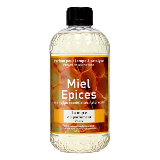 Recharge Lampe Senteur Miel Epices 500ml - LAMPE DU PARFUMEUR