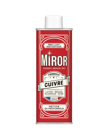 Miror Cuivre Nettoyant Rénove et fait briller cuivre et laiton - Miror