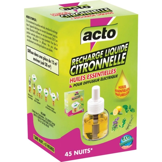 recharge liquide citronnelle