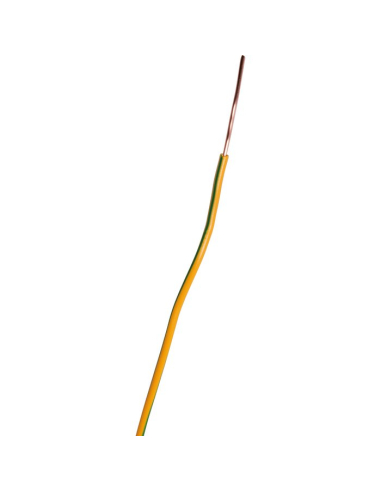 fil h07vu v/jaune 1,5mm² c100m