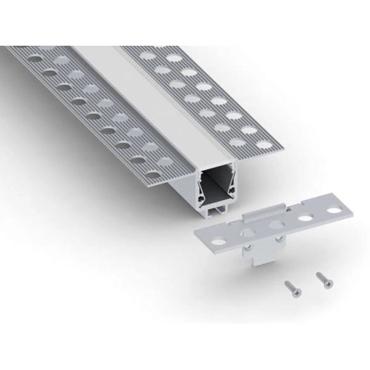 embout pour profilé de plaque de plâtre rsl15 us, sans trou de câble - 1 pc