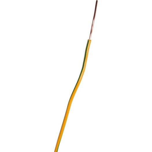 fil h07vu v/jaune 2,5mm² c100m
