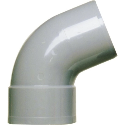 Raccord coudé à 67°30 d'évacuation - PVC - Simple emboîture - Mâle / Femelle diam.32mm