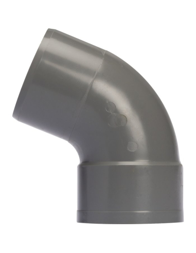 Coude PVC 67° MF 100mm Girpi Raccord d'évacuation PVC 100mm - Girpi
