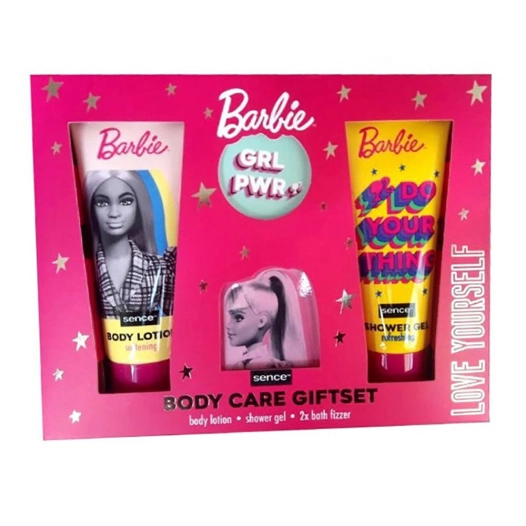 Barbie Set De Bain 4 Pièces Gel150ml+Lait 150ml+2 Bombes De Bain