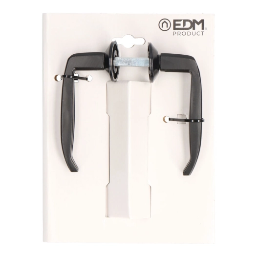 Poignée de porte Porte En Métal 232 25-38mm Noir Edm