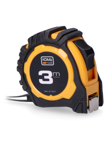 Flexomètre Koma Tools 3m Mesure précise et robuste - KOMA TOOLS