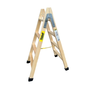 Escalier En Bois Marches Larges 114cm De Haut Bld-4 Plabell