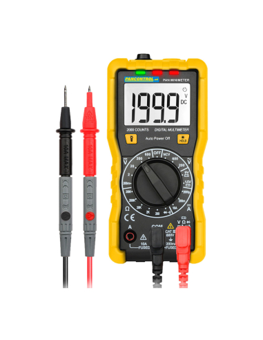 Multimètre Numérique Cat Iii 600v Pan Minimètre Pancontrol. - Pancontrol