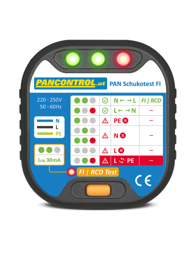 Testeur De Prise Pan Schukotest Fi Pancontrol - Pancontrol