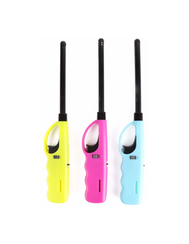 1 Briquet De Cuisine À Gaz Rechargeable 27x4x2,3cm Couleurs Assorties Euro/U