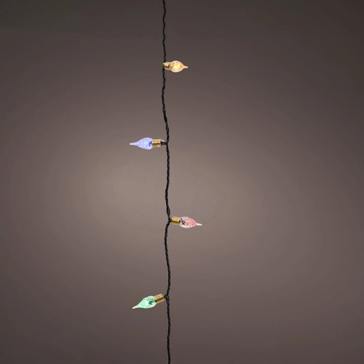 Guirlande Led Multicolore Vintage 8 Fonctions Effet Scintillant Pour Intérieur 1790cm 493276