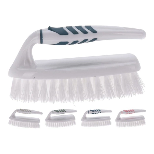 Brosse À Main Avec Manche Antidérapant 5x19,5x10,5cm Couleurs Assorties