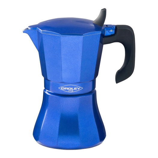 ''MACHINE À Café En Aluminium De 6 Tasses Modele: ''''PETRA'''' Oroley Couleur Bleu.''