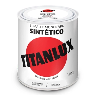 Émail Synthétique Monocouche Blanc Brillant Pour Extérieurs 566e 250ml Titanlux 5809021