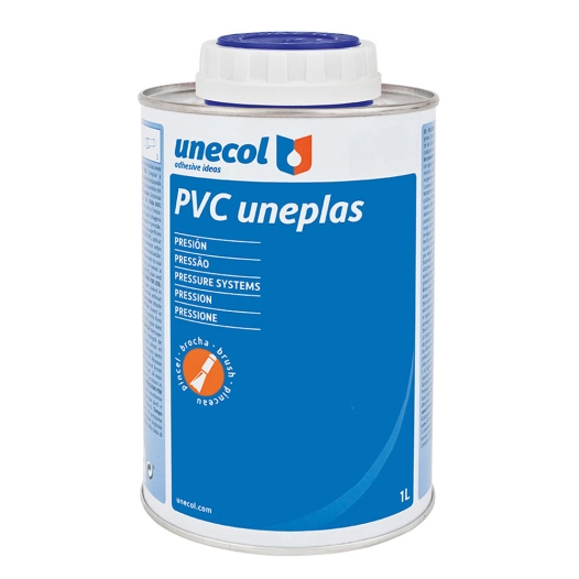 Pvc Uneplas, Bidon Métallique 1l Avec Brosse A2040 Unecol
