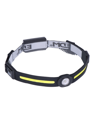 Torche Frontale 3w + 5w Cob Edm. Led Centrale 3w 130lm + Led Cob 310lm