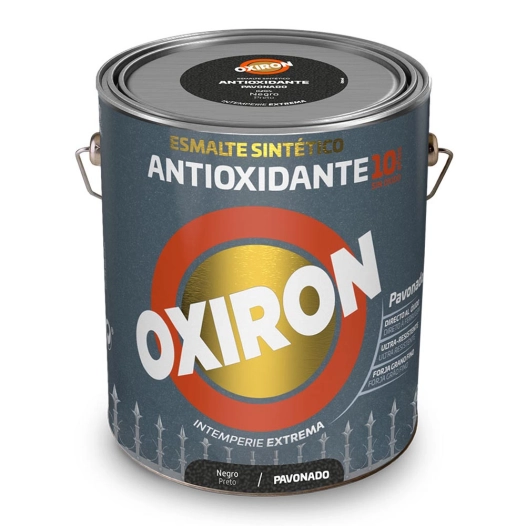 Émail Synthétique Métallique Antioxydant Oxiron Noir Bluned 750ml Titan 5809047
