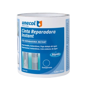 Ruban De Réparation Instantanée 10cm X 1,5m Transparent A7711 Unecol