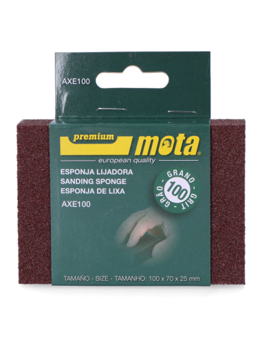 Papier Abrasif Éponge D'oxyde D'aluminium Grain 100 Axe100 Mota