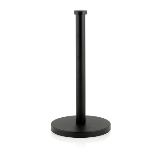 Porte Rouleau Metal Noir Ø16x32cm Cc70004 Andrea House