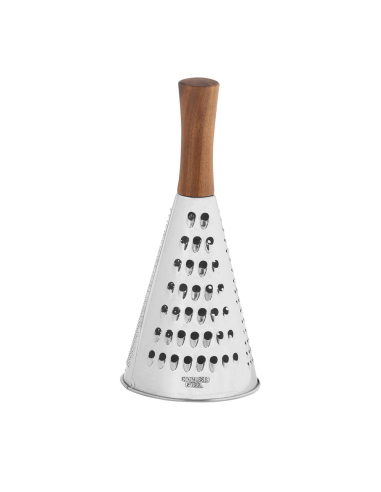 Râpe Inox/Acacia Ø10,5x24cm Cc68027 Andrea House