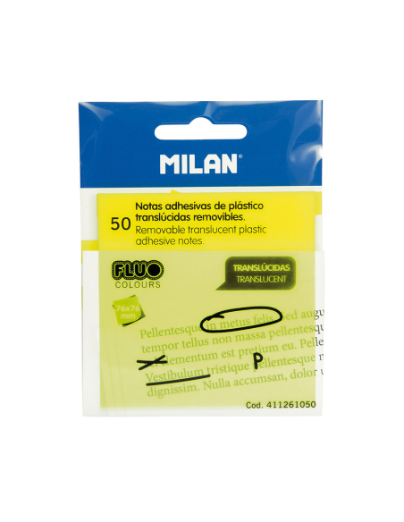 Billets Adhésifs Translucides Milan Translucidité et Adhésion Forte - MILÁN