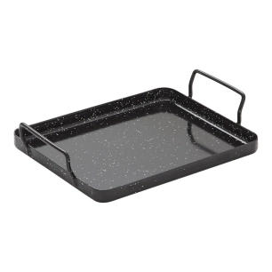 Plateau En Acier Émaillé Pour Four 26x30x2cm Vaello. - Vaello