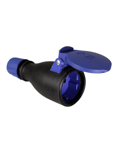 Base A Air En Caoutchouc Avec Couvercle Et Presse-Etoupe 16a 250v T/Tl Ip54 4.8mm Noir Solera 707t. - Solera