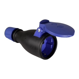 Base A Air En Caoutchouc Avec Couvercle Et Presse-Etoupe 16a 250v T/Tl Ip54 4.8mm Noir Solera 707t. - Solera