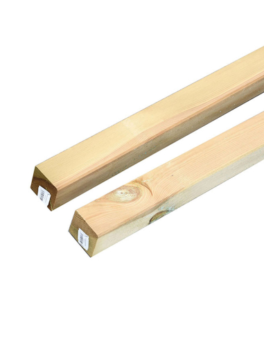 Poteau Bois Faura 9x9x100cm Bois FSC100% pour extérieur - FAURA