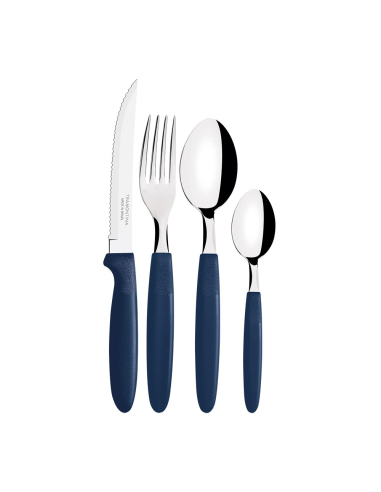 Ensemble De Couverts Avec 25 Pièces Ipanema Bleu Tramontina - Tramontina