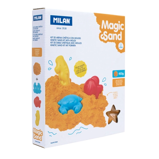 ''KIT Kinetic Sand ''''MAGIC Sand'''' Avec Moules Milan''
