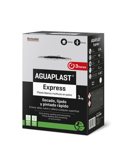 Aguaplast Express 1kg Enduit de rebouchage séchage rapide - AGUAPLAST