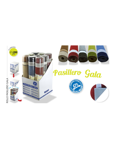 Paillasson En Rouleau Pour Couloir Gala 200x67cm Couleurs Assorties Hidalgo - Hidalgo