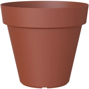 Pot de fleur capri diamêtre 30 cm - couleur terre cuite - EDA
