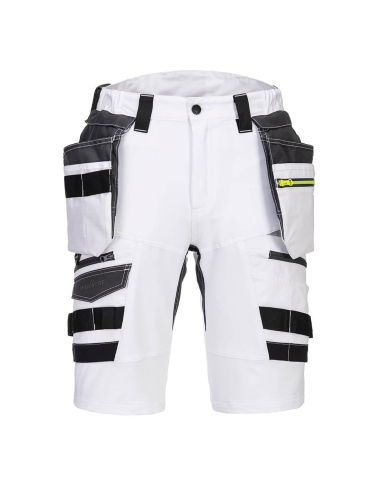 Bermuda Holster Amovibles DX4 - 44 - Blanc - PORTWEST