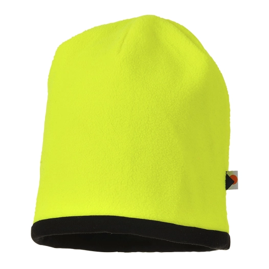 Bonnet Hi-Vis réversible - Jaune/Noir - PORTWEST