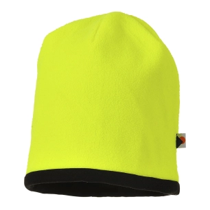 Bonnet Hi-Vis réversible - Jaune/Noir - PORTWEST
