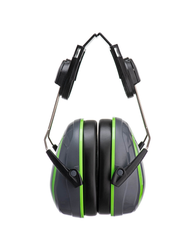 Casque anti-bruit HV Extreme - Gris /Vert - PORTWEST